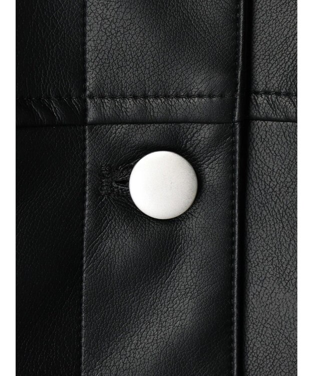 Green Parks ・ＥＬＥＮＣＡＲＥ　ＤＵＥ　合皮Ｇジャン Black