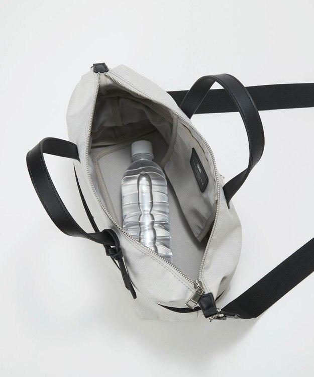 TOPKAPI 【TREASURE TOPKAPI】ナイロンコンビ 2way チェンジング トートバッグ ショルダーベルト付き ライトグレー