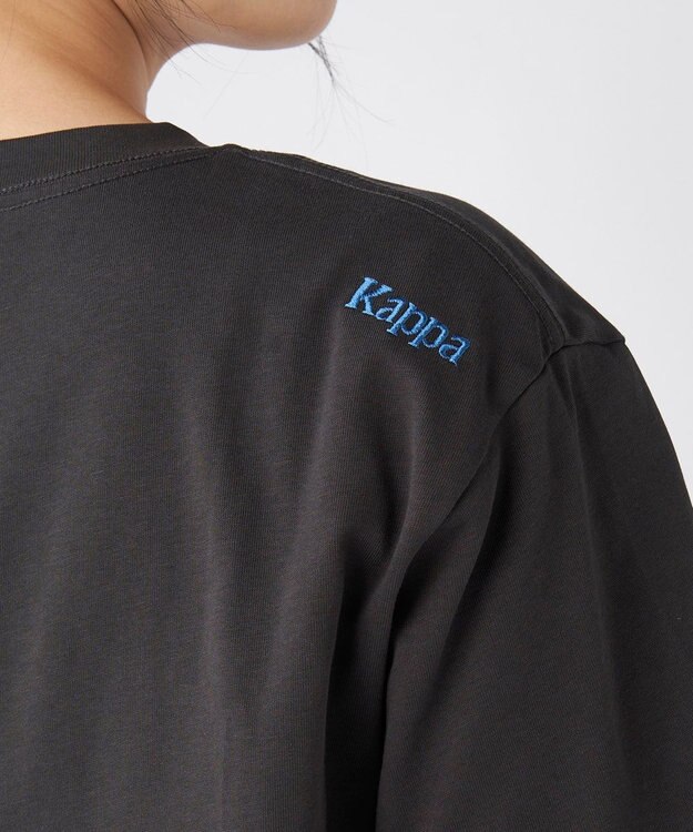 OP／FILA 【Kappa】ブランドロゴ Tシャツ ブラック