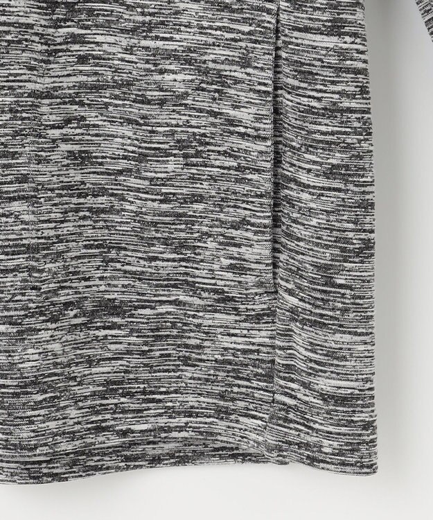 JOSEPH ABBOUD MOUNTAIN 【UNISEX】ランダムスラブリップTシャツ ライトグレー系