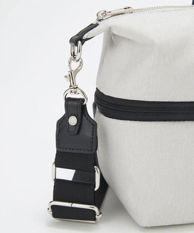 TOPKAPI 【TREASURE TOPKAPI】ナイロンコンビ 2way チェンジング トートバッグ ショルダーベルト付き ライトグレー