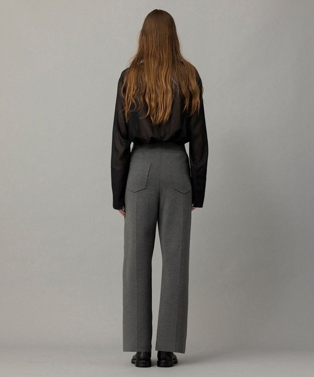 NAVE 【xNAVE】川上桃子コラボ ニットワイドパンツ グレー系