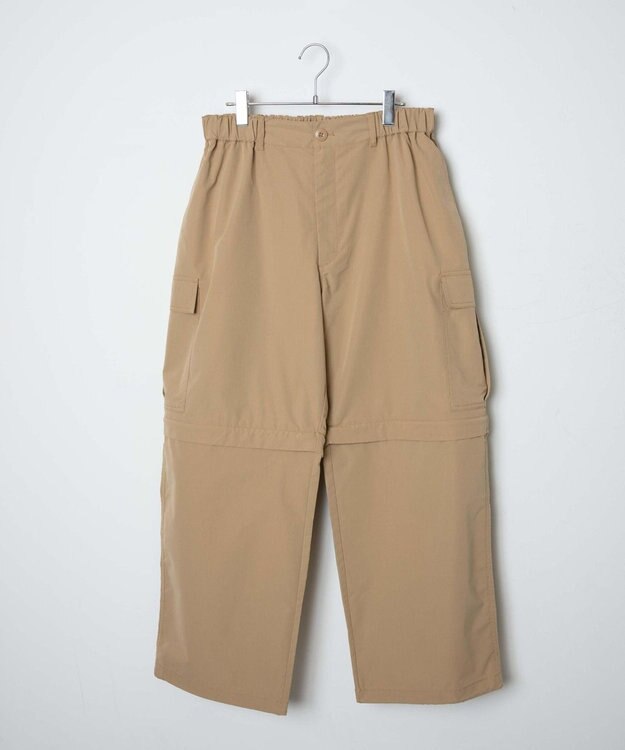 WEGO 2wayリップストップカーゴパンツ ベージュ