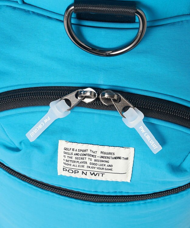 PW CIRCULUS 【UNISEX】デタッチャブル キャディバッグ シボ感のあるナイロンワッシャー素材 スカイブルー系