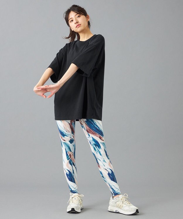 Chacott HandsomeCotton オーバーTシャツ ブラック