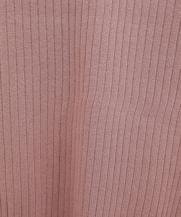 earth music&ecology マジョリカプリーツチュールニットプルオーバー Pink Beige