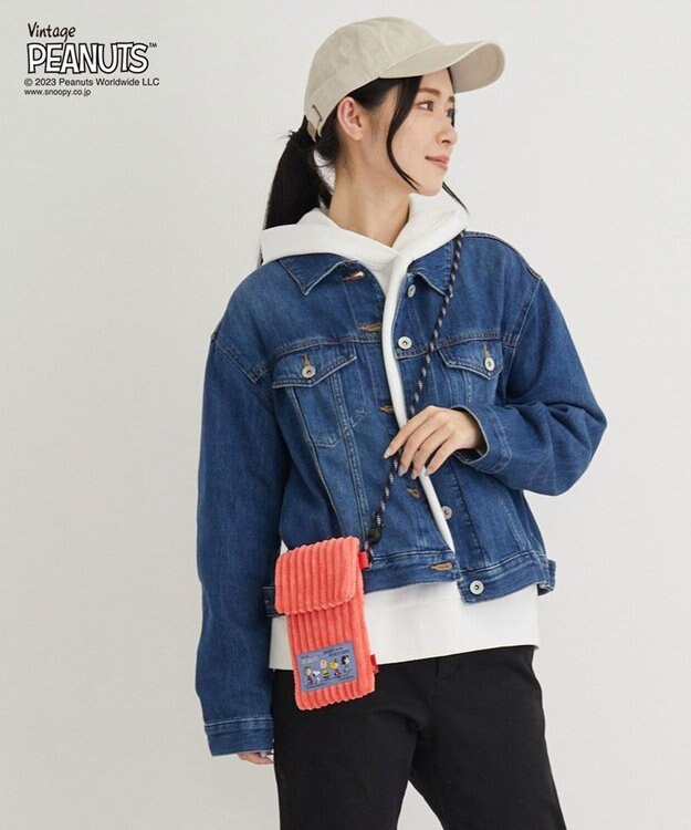 ROOTOTE 8349【スヌーピー】IP.ベビールー.コーデュロイ.ピーナッツ-8U 03：コーラル