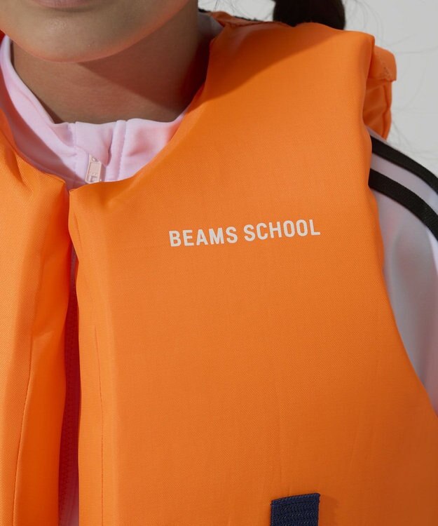 BEAMS SCHOOL ライフジャケット（レジャー用） キッズ オレンジ