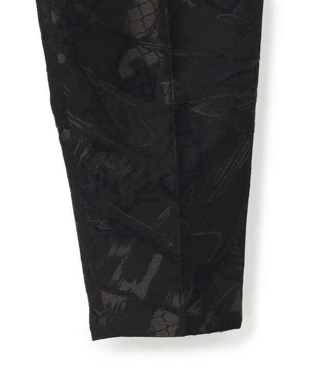 JOSEPH HOMME 【新柄】モロッカンジャガード ドロスト付ワイドテーパードパンツ/ ORIGIN CONVERTIBLE ブラック系5