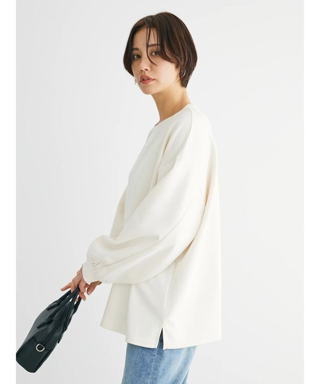 Green Parks ・ＳＵＧＡＲ　ＳＰＯＯＮスウェードポンチプルオーバー Ivory