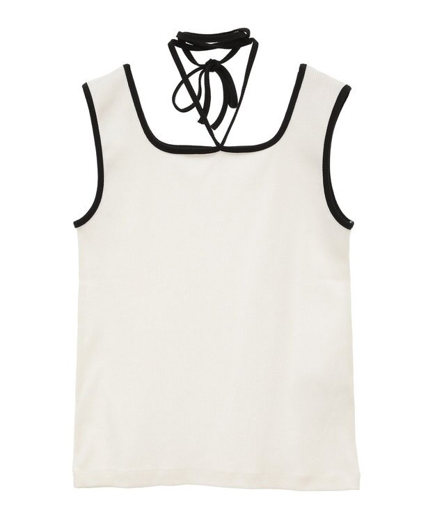 Green Parks チョーカー付きタンクトップ Ivory