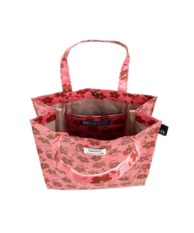 ROOTOTE 3525【ルートート】EU.アーキャトル.ラミネート-V 02：レッドフラワー