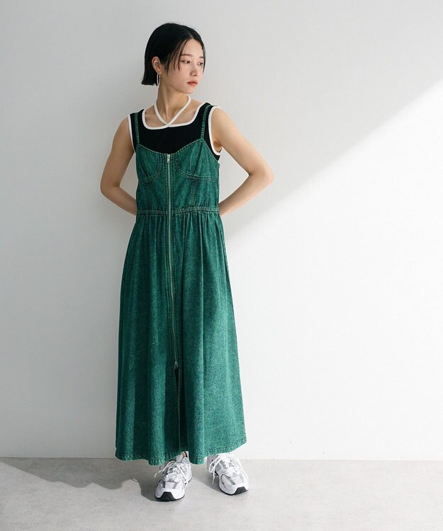 Green Parks チョーカー付きタンクトップ Black