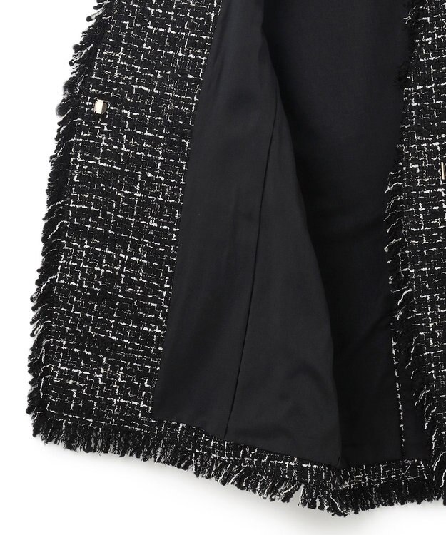 23区 【GLOW10月号掲載】GIOLICA オータム ツイード ジレ モノトーンミックス