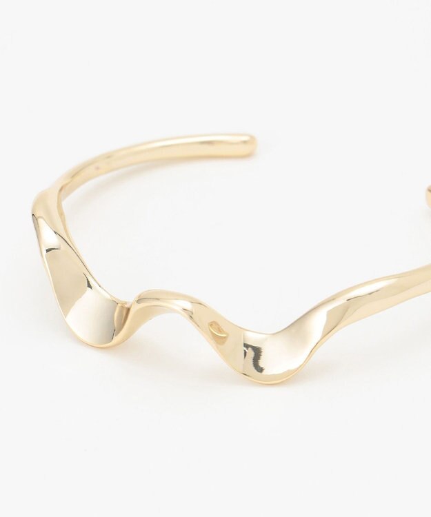 組曲 【2SET】メタルバングル パールセットブレスレット ゴールド系