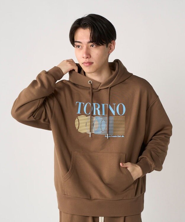 OP／FILA 【Kappa】ウェルネスクラブフーディー ブラウン