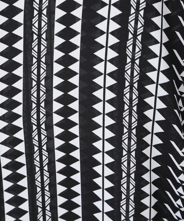 CRAFT STANDARD BOUTIQUE レーヨン総柄シャツ Stripe