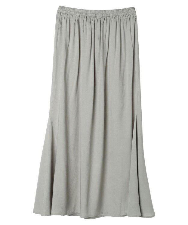 CRAFT STANDARD BOUTIQUE レーヨンマーメイドスカート Sax