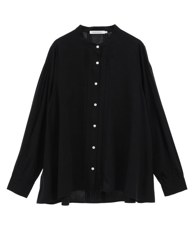 AMERICAN HOLIC サラックールタックブラウス Black
