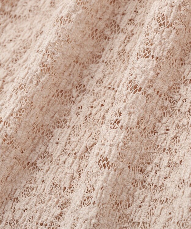 earth music&ecology 【2WAY】レースギャザーワンピース Beige