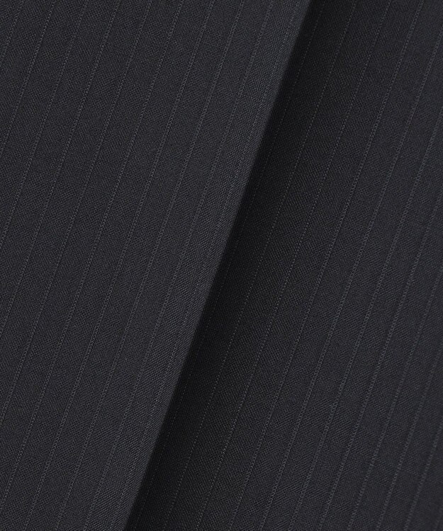 GOTAIRIKU 【オールシーズン対応】WOOL×POLYESTER ライトウェイト スーツ（ブラックストライプ） ブラック系1