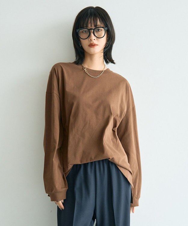 YECCA VECCA コットンルーズプルオーバー Light Yellow