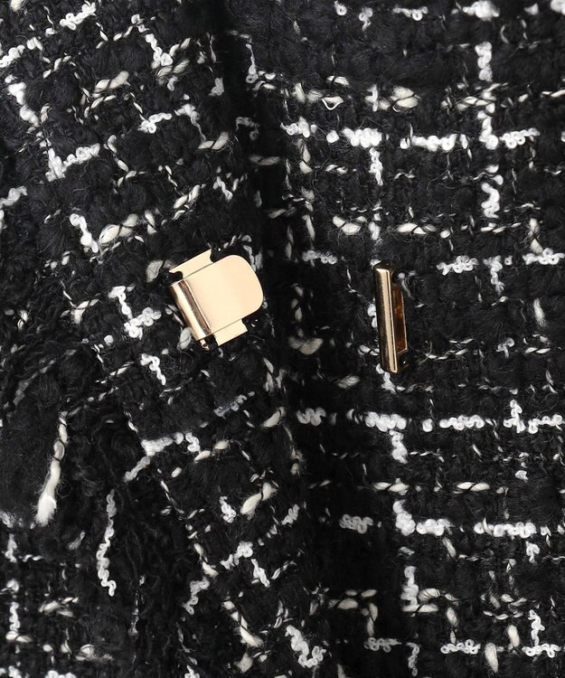 23区 L 【GLOW10月号掲載】GIOLICA オータム ツイード ジレ モノトーンミックス