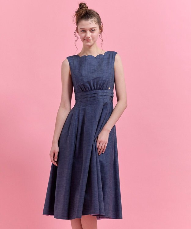 TOCCA 【chayさん着用・00サイズあり】CLOVER BLESS ドレス ネイビー系