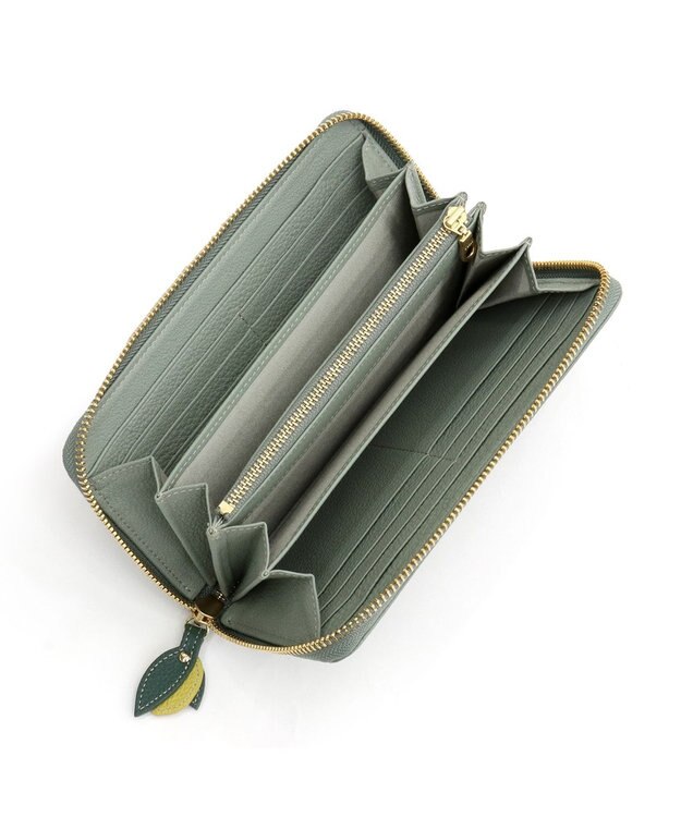 IBIZA リモーネス　ラウンドファスナー長財布 薄黄色