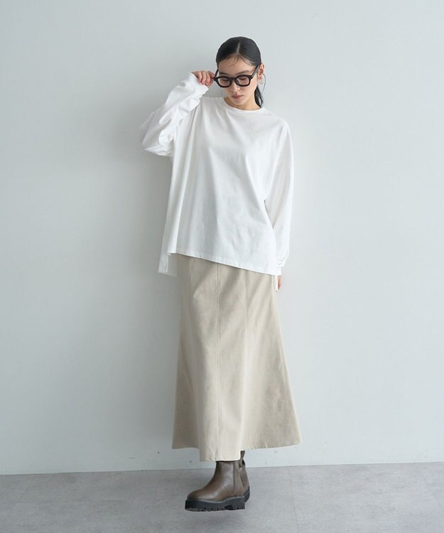 YECCA VECCA コットンルーズプルオーバー Light Yellow