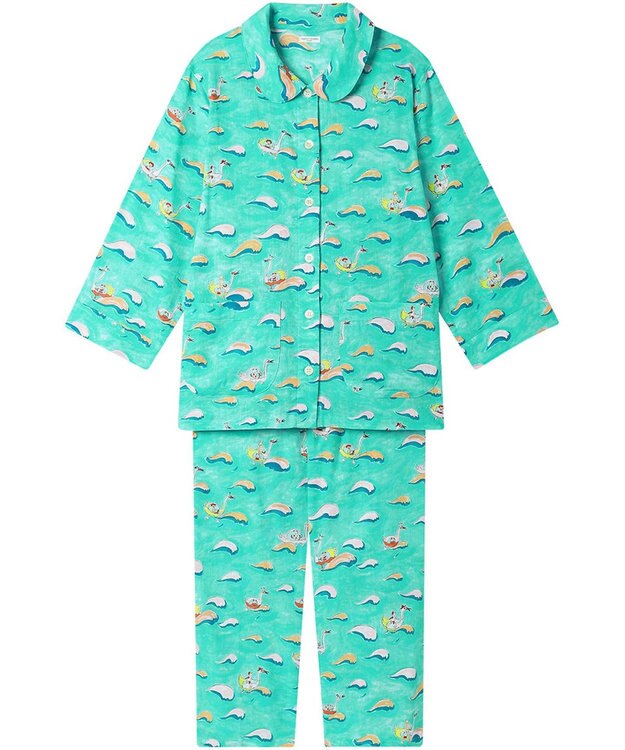 tsumori chisato SLEEP ツモリチサト パジャマ 綿100%(本体) 楊柳素材 9分袖 長袖 9分丈 レディース UDT310 /ワコール メロン