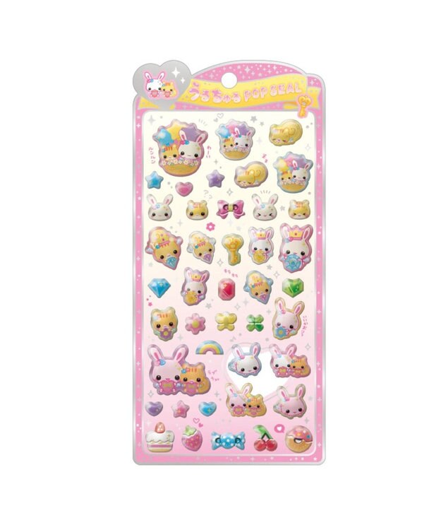 WEGO 平成キャラクターズうるちゅるポップシール 柄1