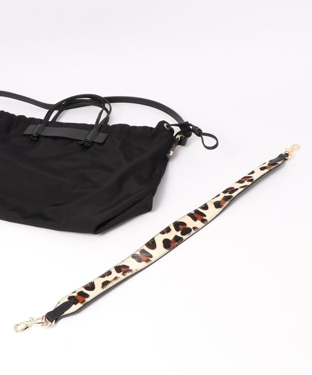 UNBILLION kakatoo ナイロンドローストリング3wayトートバッグ ブラック