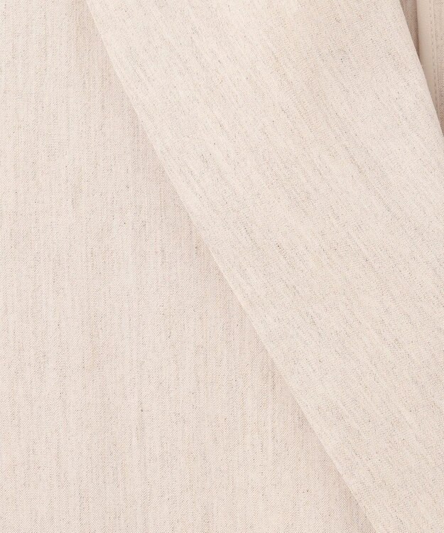 自由区 【セットアップ対応・洗える】リネンビスコースストレッチ ジレ フラックス