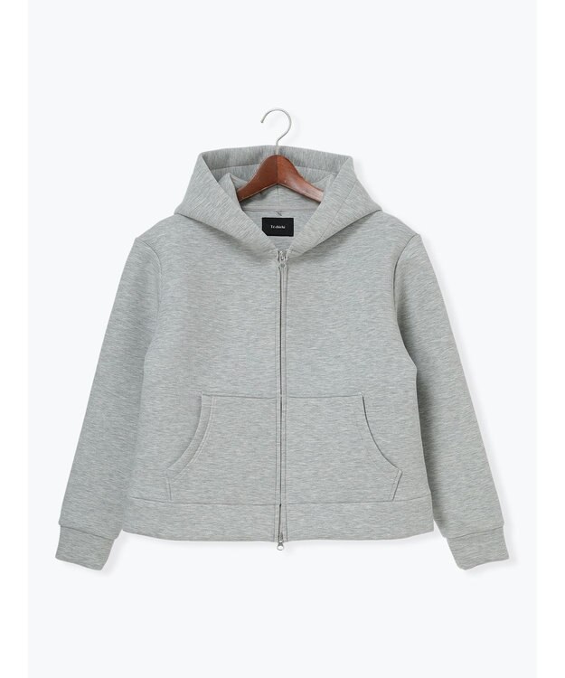 Te chichi ダンボールWジップフーディ グレー
