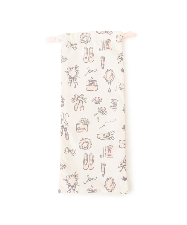 Chacott バレリーナメッシュ巾着S オフホワイト