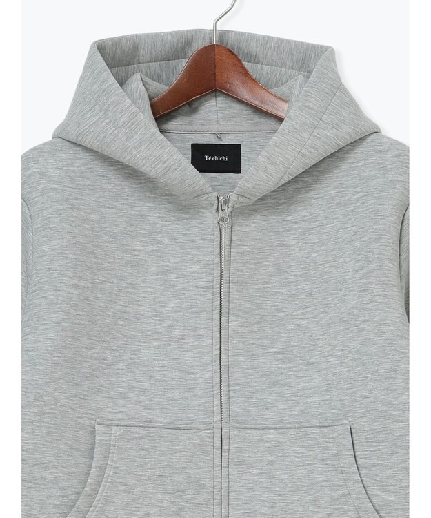 Te chichi ダンボールWジップフーディ グレー