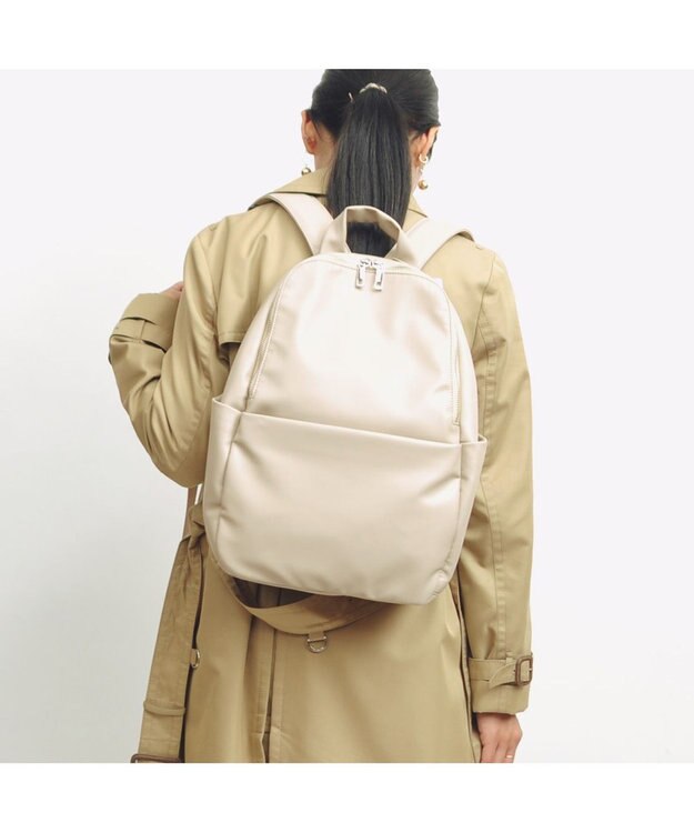 UNBILLION cachecache ソフトPUシンプルリュックサック オーク