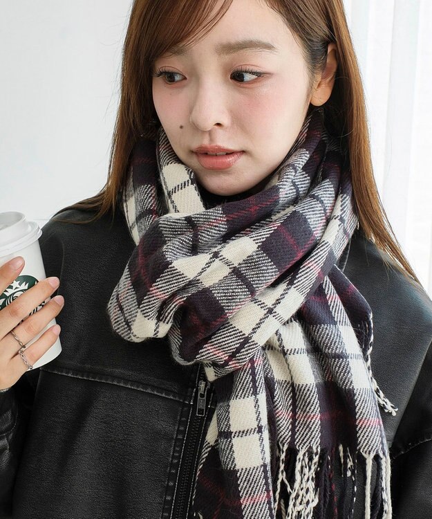 WEGO 【マフラー】大判ストール