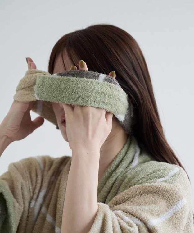 LOOM&SPOOL LBRパイルヘアバンド トラペカーキ