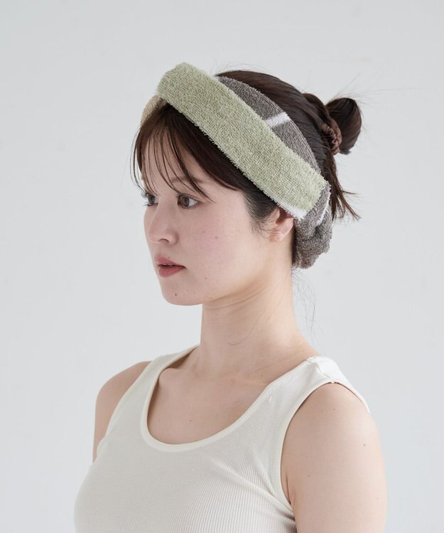 LOOM&SPOOL LBRパイルヘアバンド トラペカーキ