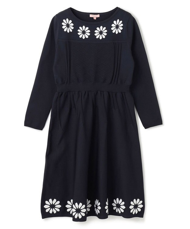 TOCCA 【Archive Collection・洗える】DAISY KNIT DRESS ニットドレス ネイビー系