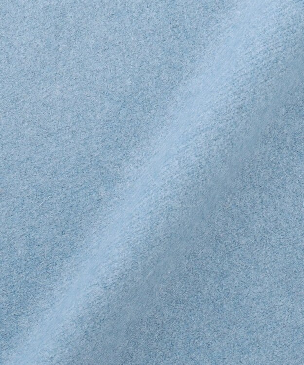 UNFILO 【WEB/一部店舗限定】ふわふわニット 三角ストール サックス