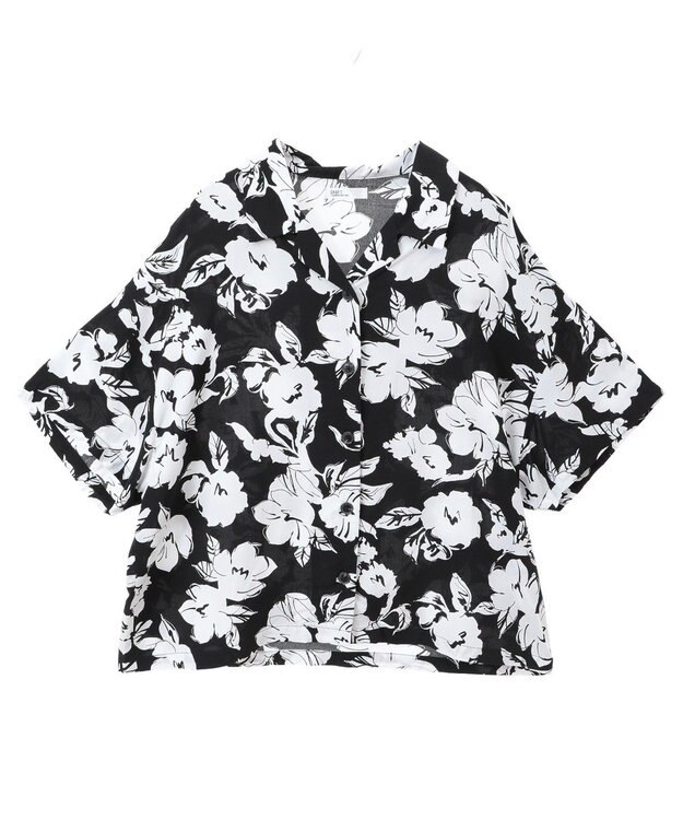 CRAFT STANDARD BOUTIQUE レーヨン総柄シャツ Flower