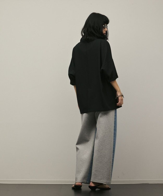 GRACE CONTINENTAL ドルマンテーラードジャケット ブラック