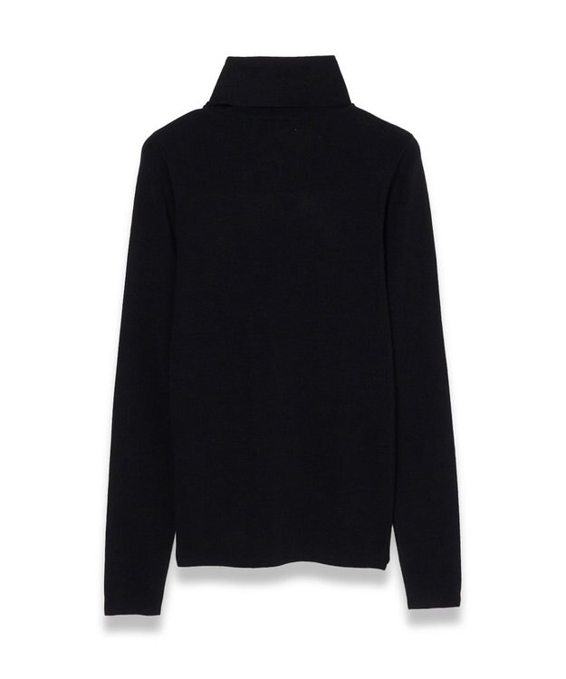 JOSEPH 【WEB&OUTLET限定・洗える】ストレッチシルク　ハイネックニット Black