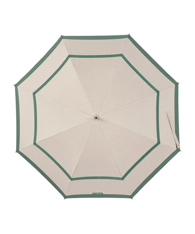 MOONBAT 【フルラ （FURLA）】晴雨兼用日傘　切継グログラン ビリジアン