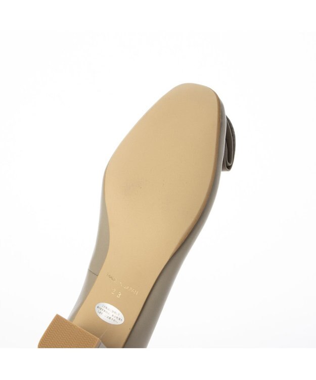 MODE ET JACOMO <D'ICI>プリーツモチーフパンプス ライトオーク