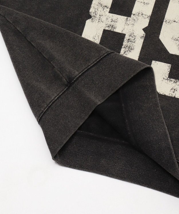 WEGO 【ユニセックス着用ITEM】ケミカルウォッシュナンバリングプルオーバー ブラックその他