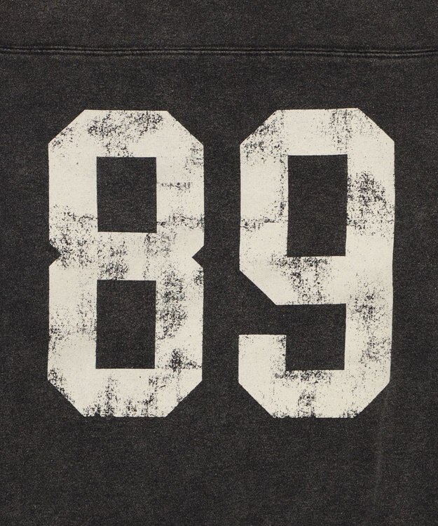 WEGO 【ユニセックス着用ITEM】ケミカルウォッシュナンバリングプルオーバー ブラックその他